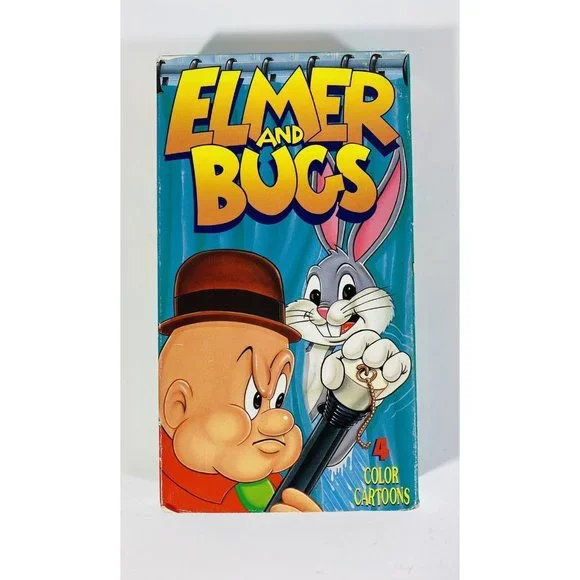 Elmer And Bugs Elmer Fudd & Bugs Bunny VHS Video Tape 1991 Animated Warner Bros - Picture 1 of 3